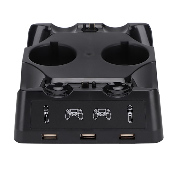 Multifunktionell Laddare för PS4/PS4 MOVe PS4 VR-kontroll Four Charging Dock