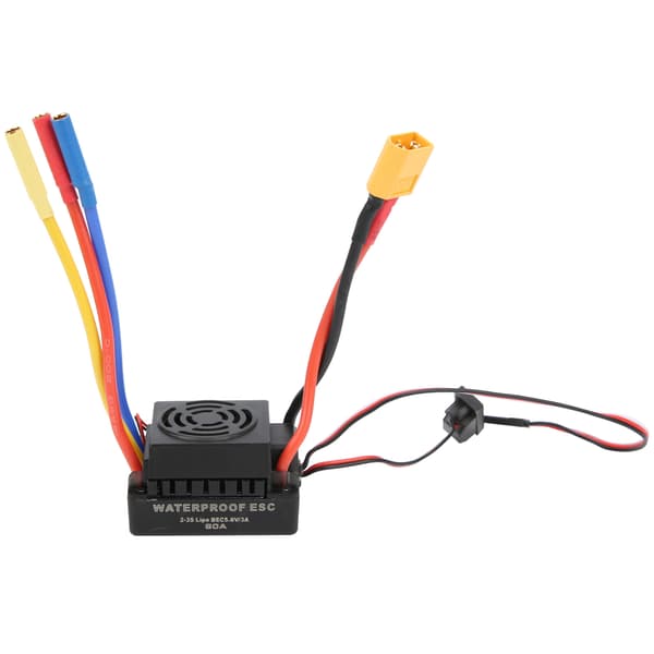 60A Vanntett børsteløs ESC elektrisk hastighetskontroller for SCX10 110 RC bilmodell XT60