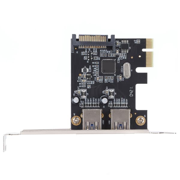 PCIe Udvidelseskort USB 3.0 5Gbps Høj Hastighed 2 Port Desktop Computer Adapter