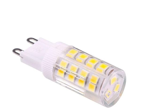 G9 LED-lampor, varmvit 3000K 5W, motsvarar 40W halogenlampor, 420 lumen; ej dimbara, 10-pack