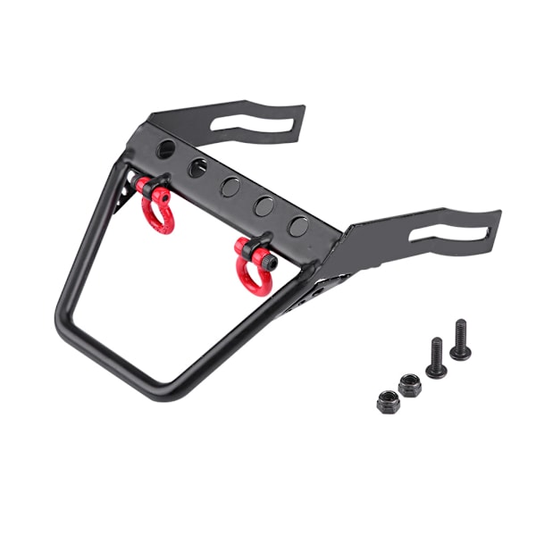 RC-kiipeilijän teräksinen etupuskuri vinssikiinnityksellä Axial SCX10 1/10 kauko-ohjattavalle autolle (tasainen)