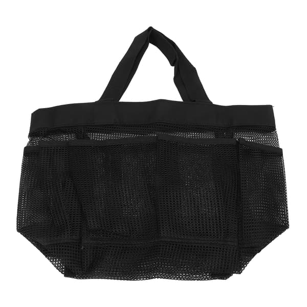 Bärbar Mesh Transparent Rese Necessär Svart