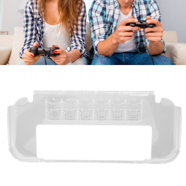 DOBE Gamepad Skyddande Skal Transparent PC-Kontroller Hårdt Omslag med Spelkortplats för Switch OLED