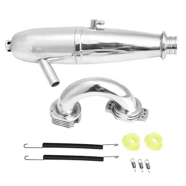 Dubbla Avgasrörsförbindelseslang för HSP Redcat 1/8 RC-bil för SH GO 21/28CXP-motor