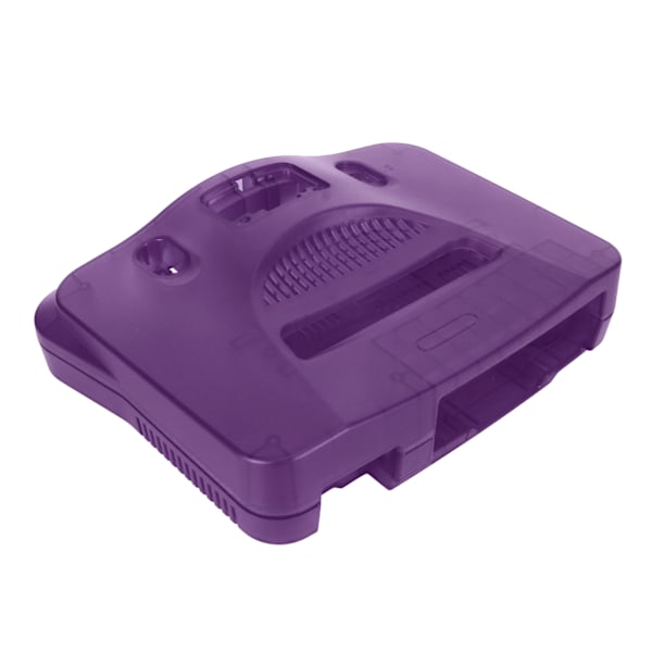 Etui for spillkonsoll, Retro ABS, Robust, Profesjonelt erstatningsskall for N64, Transparent Lilla