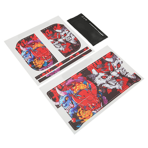 Spilkonsoll Sticker Cool Funny Ridsefast Støvbestandig Spilkonsoll Beskyttelsesdæksel til Steam Deck Twin Shura