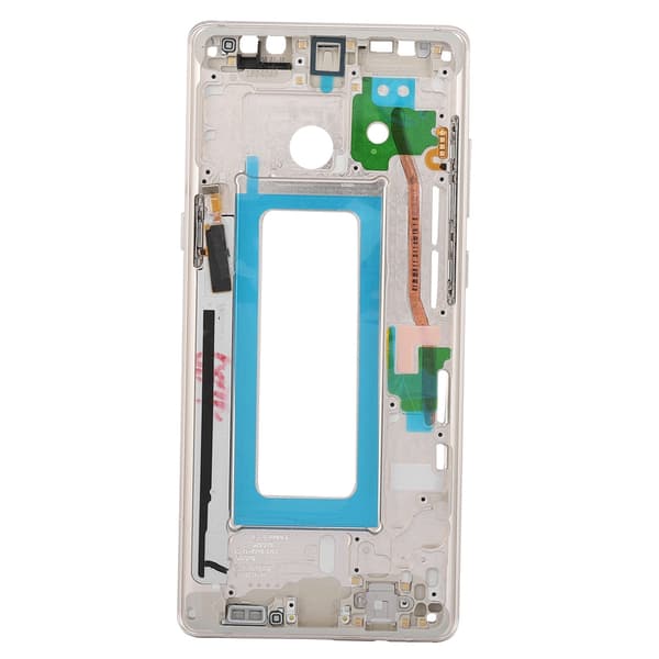 Samsung Note 8 N950F Metall Midtre Ramme Bakdeksel Erstatning Gull