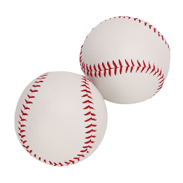 Professionell Utomhusträning Baseboll PU Läder Hård Softball 2st