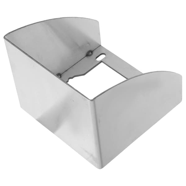 Outdoor Socket Protection Waterproof Wall Socket Cover Stainless Steel Switch Socket Cover Silver Silver 9.20X9.00X7.70CM