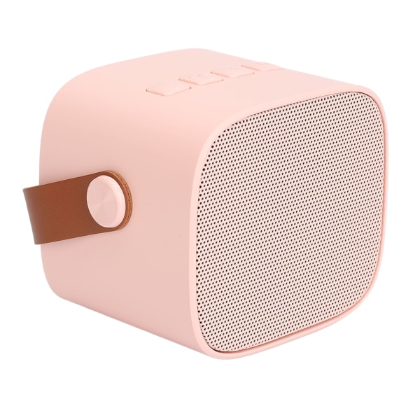 Mini Karaoke Machine Mini Karaoke Bärbar Bluetooth högtalare med 2 trådlösa mikrofoner för barn Vuxna Rosa- W