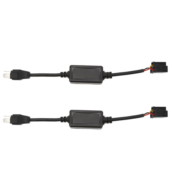 2 stk. H4 Headlight Decoder Anti Flicker Feilkode Canceller Motstand Pære Erstatning for Jeep Wrangler JK Tj Lj