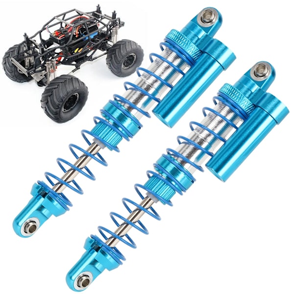 Justerbar dobbeltfjeder metaloliedæmper til 1/10 RC Crawler Bil 100mm