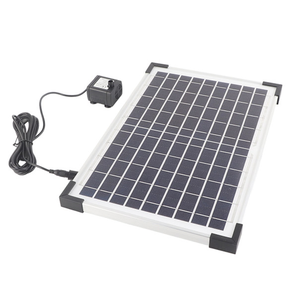 Solcelled Fontænepumpe 9V 10W Nem at Installere Solcelledrevet Fontæne Havepumpe Sæt til Fuglebad Have Baghave Pool Fisketank