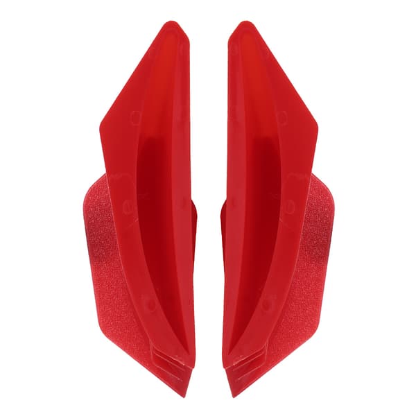 Universal Motorcykel Aerodynamiske Winglets Spoiler Vinge Modifikationstilbehør Rød