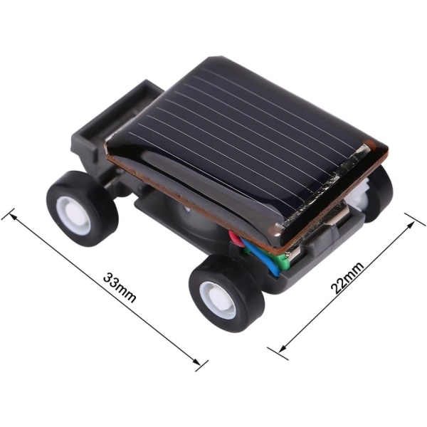 Solar Car, Mini Kids Solar Powered Toy Car Brain Training Koulutus