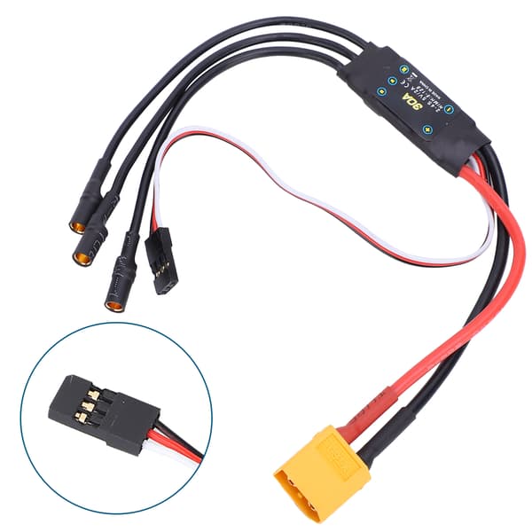 30A Brushless ESC til fjernstyret drone og legetøjsfly