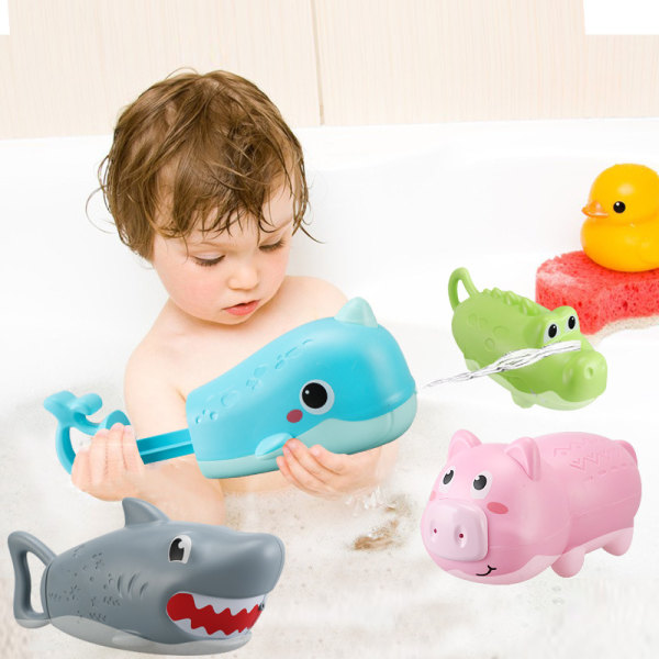 Dyrevandlegetøj Sommersprøjtlegetøj til børn til swimmingpool Strand Sand Vandkamplegetøj (hval)