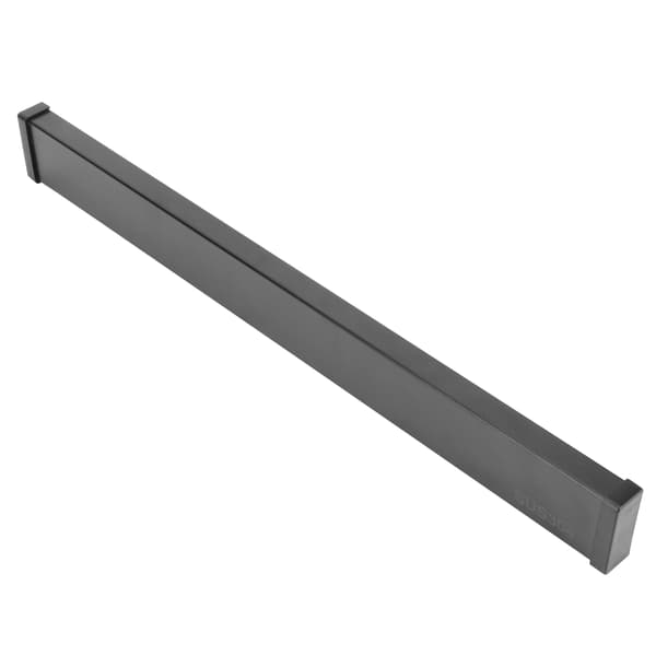 Magnetisk knivholder i rustfrit stål til vægmontering, 50 cm sort køkkentilbehør