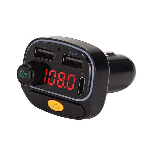 C15 Bluetooth FM-sender MP3-spiller Håndfri samtale Dobbel USB-lader LED Bilradio Mottaker