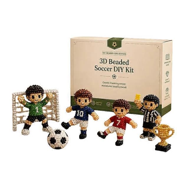 【02】3D Perle Fodbold DIY Sæt