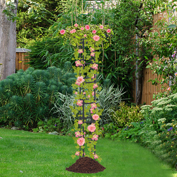 Saml paraplyformet blomsterstand og pergola - total højde 180 cm