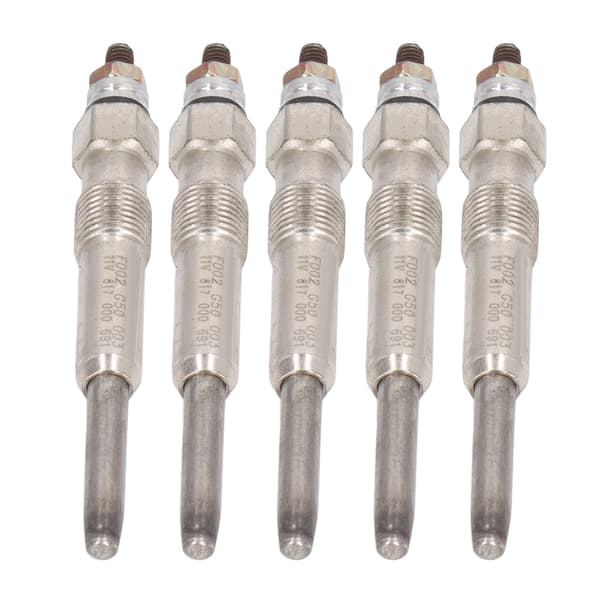 5 STK Automuminiumlegering Direkte Passform Motor Glødeplugger 0250202022 Flott Erstatning