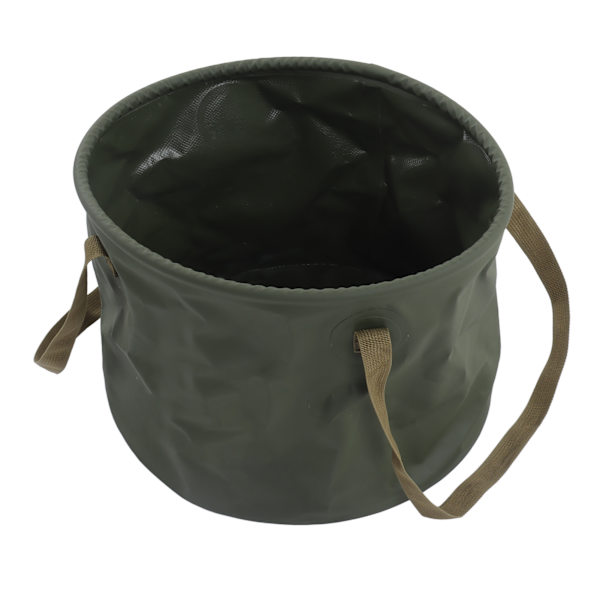20L Sammenleggbar bøtte Lettvekt plassbesparende Multifunksjonell Grønn Bærbar bøtte for utendørs camping Reise Hjem