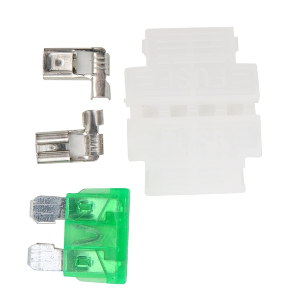 30-osainen autosulakkeenpidinsetti 12-22AWG, 32V, 30A sulakkeille - Autoille ja veneille (ATC/ATO)