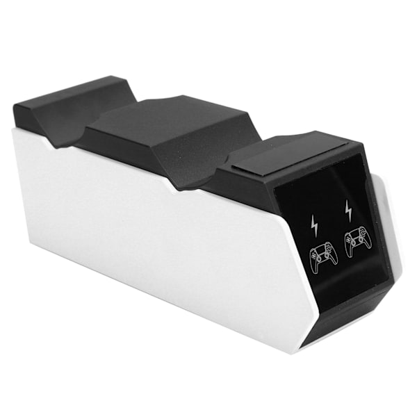 PS5 Dual Controller Ladestation Dock med AC-adapter US-stik 100-240V