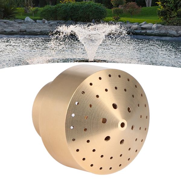 Fontänmunstycke i mässing med hona för landskapsarkitektur DekorG1/2 20mm
