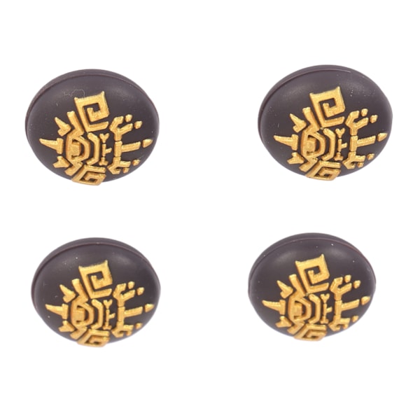 Joystick-skydd förhindrar glidning Skyddande dekorativ silikon tumgreppsskydd för Switch Lite 4-pack