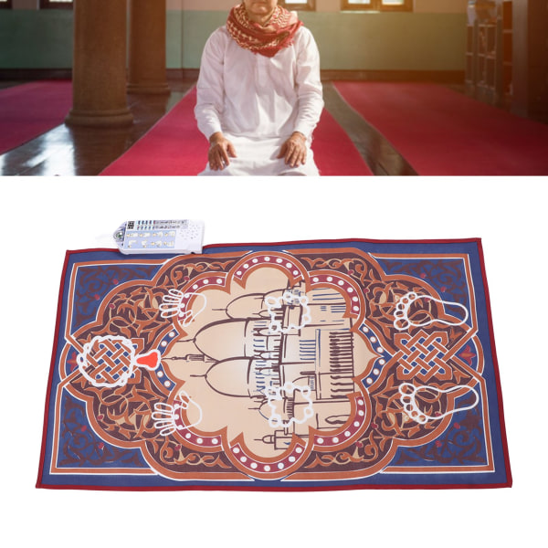 Islamsk interaktiv bønneteppe Pedagogisk 7 språk 36 moduser muslimsk interaktiv bønnematte F1
