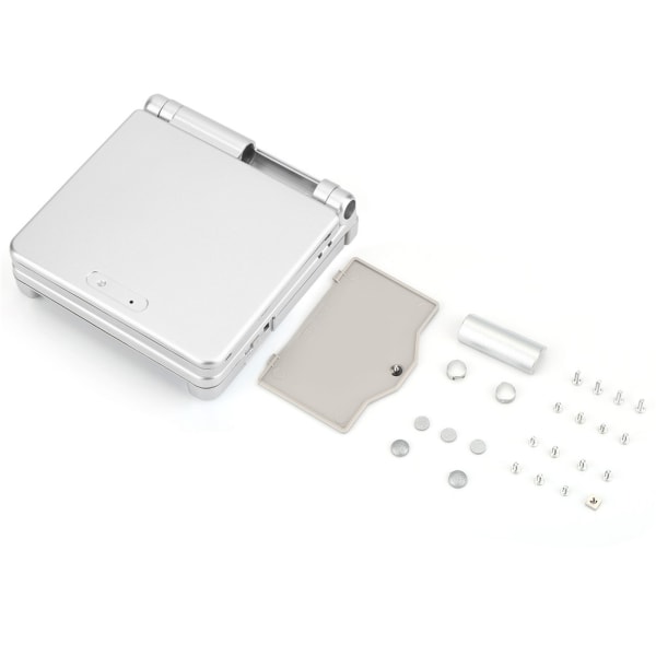 Til Nintendo Game Boy Advance GBA SP Protective ABS Case Cover Repair Parts Kit Silver