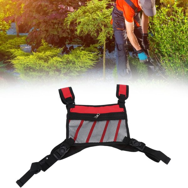 Outdoor Gardening Bag Running Ryggsäck Väst Väska Förvaringsväska för Man Kvinna RunningRed