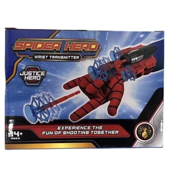 Nyeste Hot Spider Man Silk Launcher, Spider Man Launcher-leketøy kompatibel med barn, Spider Cosplay Super Hero-A