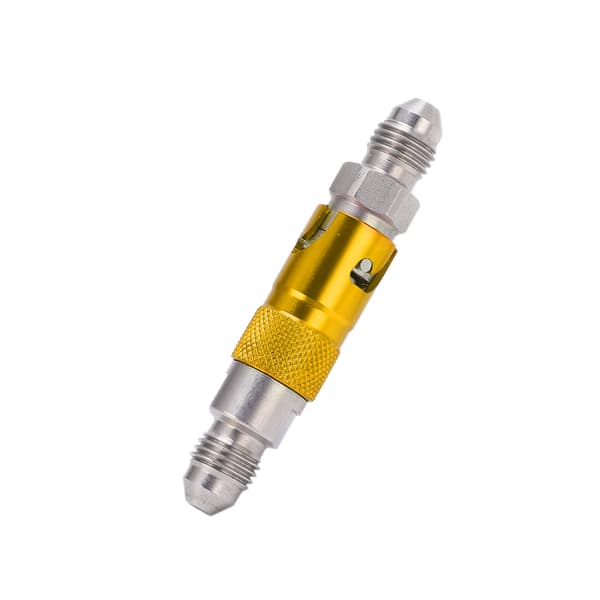 Motorcykel Bremseslange Quick Release Fitting Adapter Rustfrit Stål Universal Gul