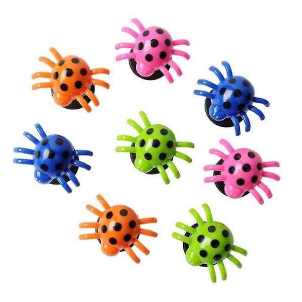 10 stk. hoppende edderkoppe figurer