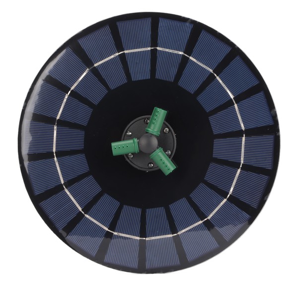 LED RGB Solar Springvand Dam Pumpe Flydende Vandpumpe Landskab Springvand Pumpe til havedekoration- W