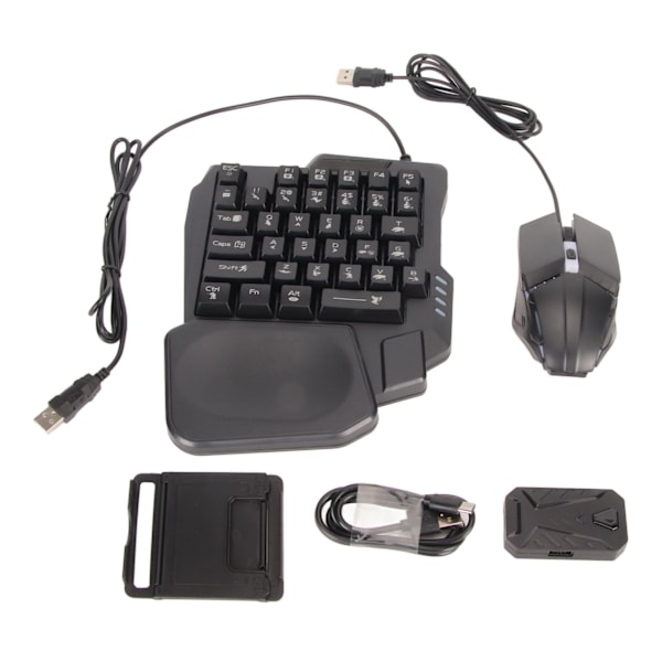 Trådløst Tastatur og Mus Konverteringssett Plug and Play Høy Sensitivitet Mobilspill Konverteringsadapter for Android for Harmony