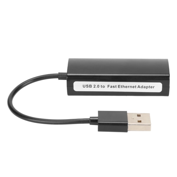 Ethernet-adapter USB till 10 100 Mbps Plug and Play Trådbunden LAN-nätverksadapter för Switch för Windows för OS X-W