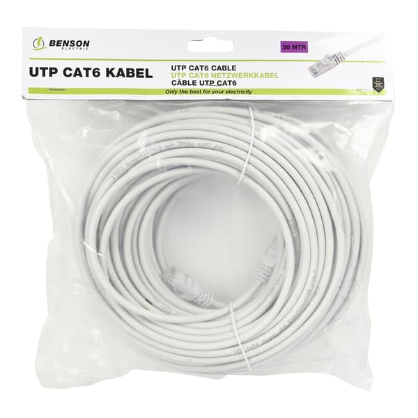 Verkkokaapeli CAT6 30 m