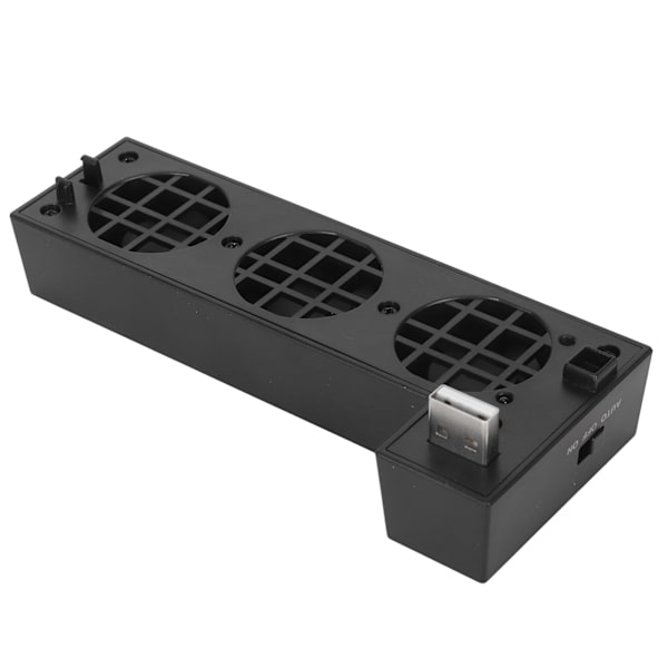 USB Køleblæser til Xbox One X Lav støj Effektiv Varmeafledning Spilkonsol Køleblæser med 3 Køleblæsere 5V 1A