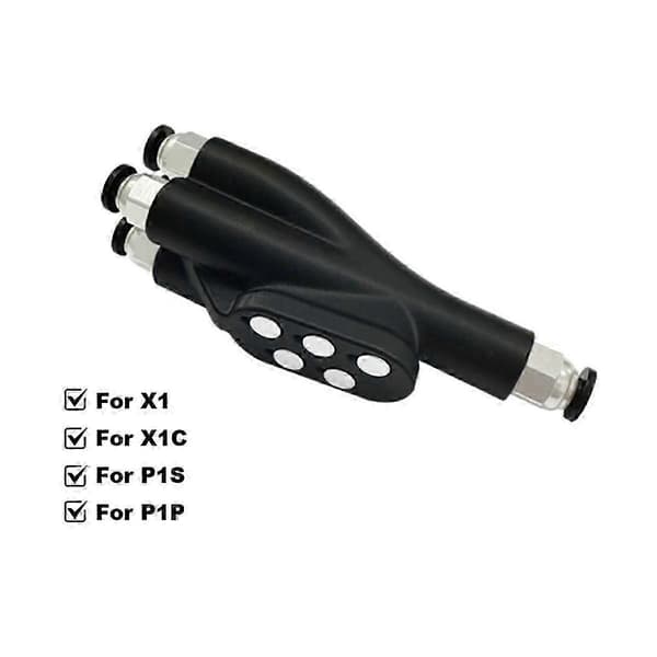4-i-1 PTFE Adapter Materialrør Udvidelsesport Fodermoduler til X1/P1 X1C P1S P1P