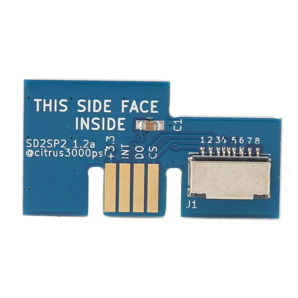 For RPi Pico Fleksibelt Mikrocontrollerkort Dobbeltkerne 264KB ARM Cortex M0+Processor med SD2SP2 SDLoad SDL Adapter Blå