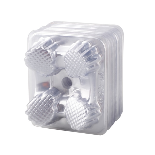(Transparent 50 stk. Størrelse: 125*108mm) Melon base materiale: PET plastik