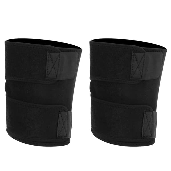 2ST Elastisk kompression Sport Benstöd Brace Wrap Protector Fitness AccessoryXL