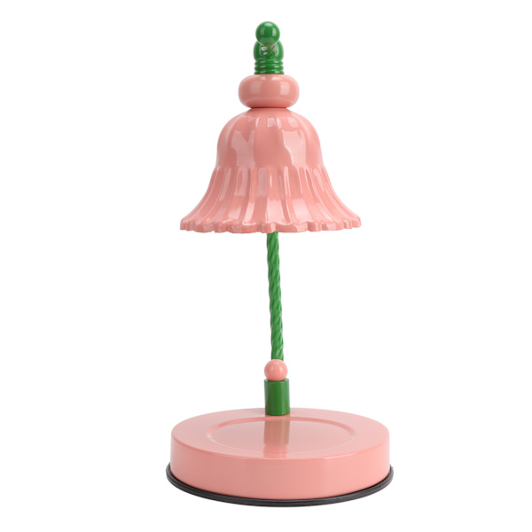 Dimbar Stearinljusvärmare med 2 Glödlampor - Rosa Smältande Ljus för Heminredning, 110-240V EU-kontakt, 220V Ljuskälla, Perfekt för Avkoppling