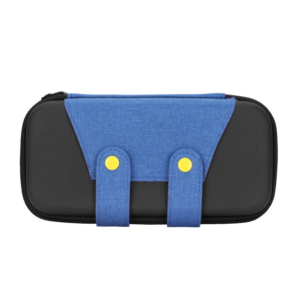 Bæretaske til Switch Lite EVA Rejsetaske til Spilkonsoll Tilbehør med Dobbelt Lynlås Rum Sort Blå Til Switch Lite