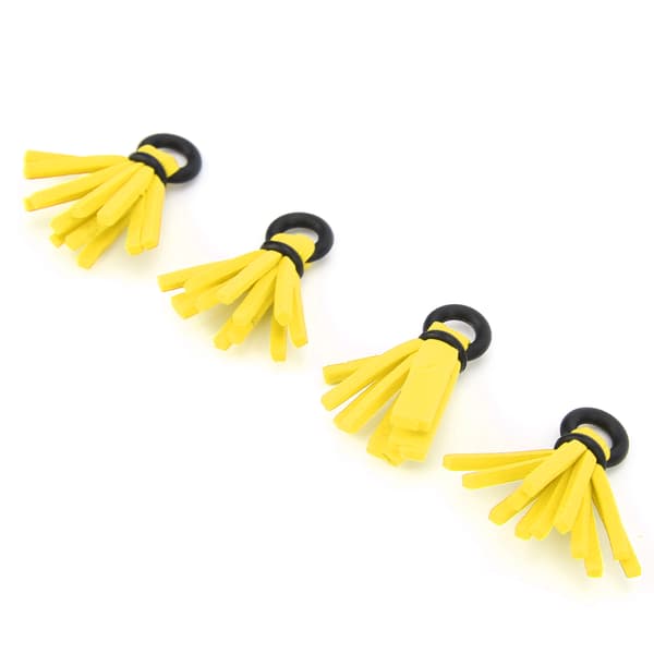 4 stk. Fluefiske Float Foam Strike Indicators Drift Krog Positionering Floats Bobbers Gul
