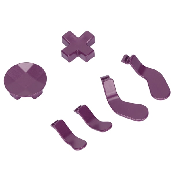 Metal D-Pads og Paddles i Rustfrit Stål - Udskiftningstilbehør til Xbox One Elite Series 2 - Lilla